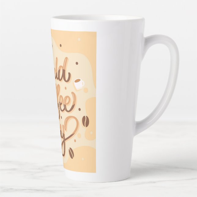 International Coffee Day Latte Mug (Right)