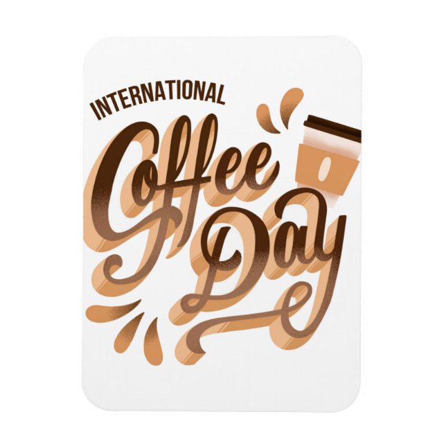 International Coffee Day Magnet (Vertical)