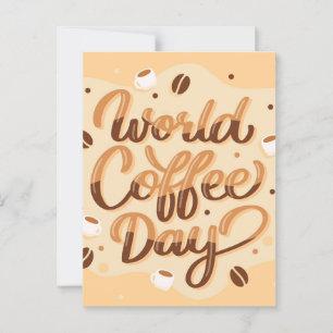 International Coffee Day Postcard