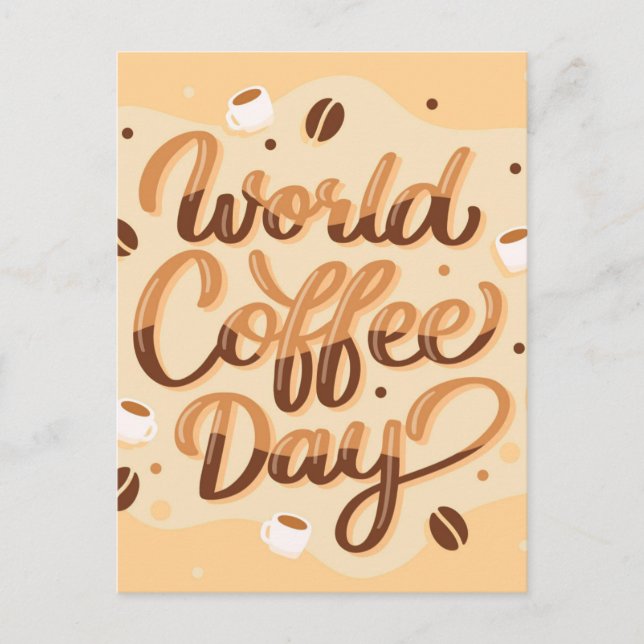 International Coffee Day Postcard (Front)