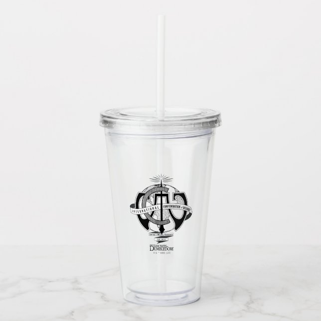 International Confederation of Wizards Logo Acrylic Tumbler (Front)