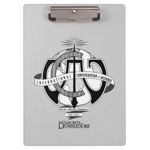 International Confederation of Wizards Logo Clipboard