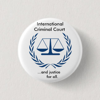 International Criminal Court Series 3 Cm Round Badge
