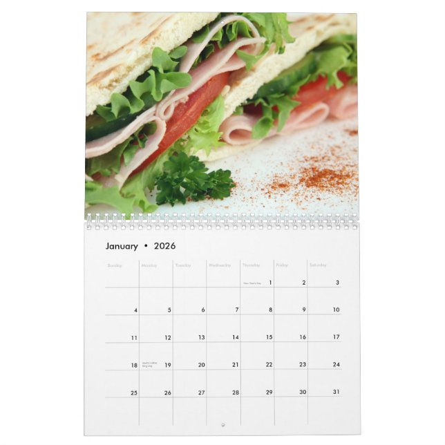 International Cuisines Calendar (Jan 2026)