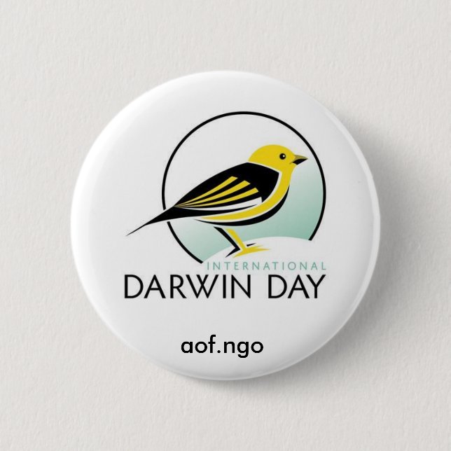 International Darwin Day 6 Cm Round Badge (Front)