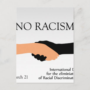International day for the elimination of Racism Postcard