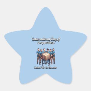 International Day of Cooperatives Star Sticker