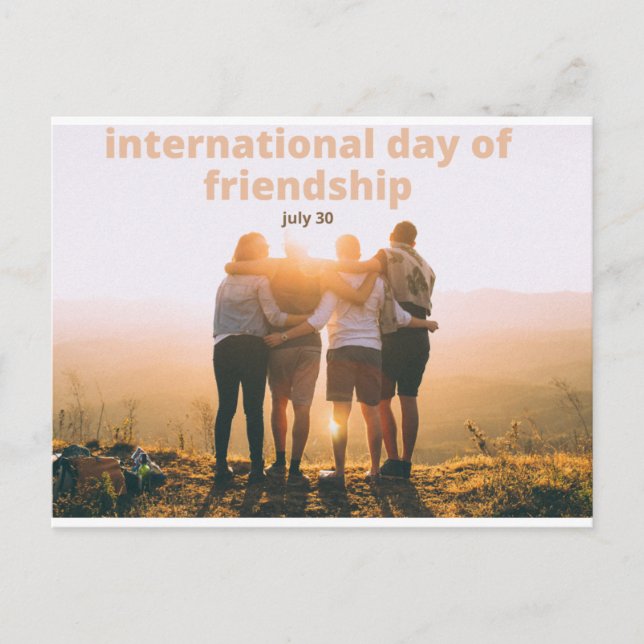 international day of friendship postcard (Front)