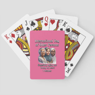 International Day of Older Persons. 1 October Playing Cards