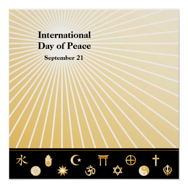 International Day of Peace Poster (Front)