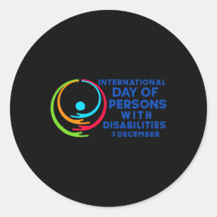 International Day of Persons with Disabilities 2 Classic Round Sticker