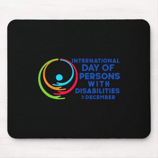 International Day of Persons with Disabilities 2 Mouse Mat (Front)