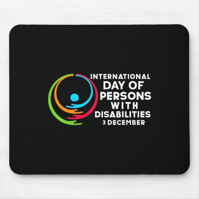 International Day of Persons with Disabilities 7 Mouse Mat (Front)