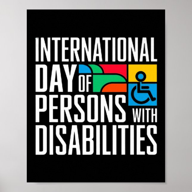 International Day Of Persons With Disabilities Pre Poster (Front)