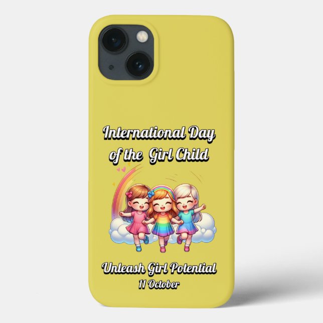 International Day of the Girl.  Girl Potential. Case-Mate iPhone Case (Back)