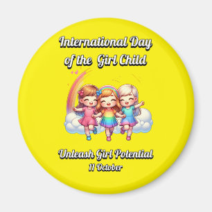 International Day of the Girl.  Girl Potential. Magnet