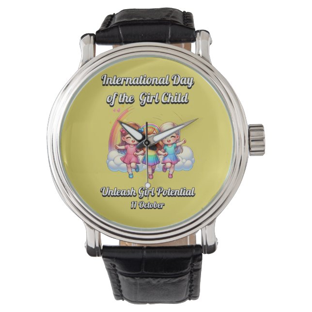 International Day of the Girl.  Girl Potential. Watch (Front)