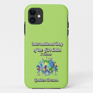 International Day of the Girl. Limitless Dreams. iPhone 11 Case