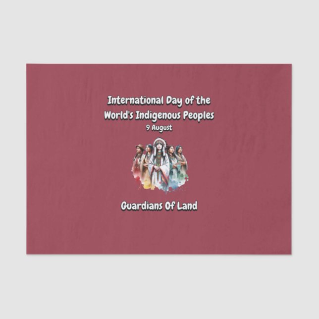 International Day of the World's Indigenous People Tissue Paper (Front)