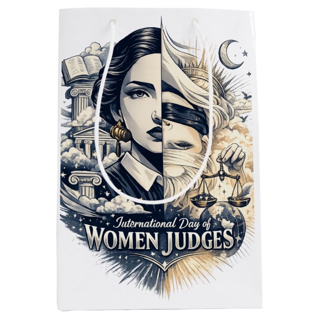 International Day of Women Judges Medium Gift Bag (Front)