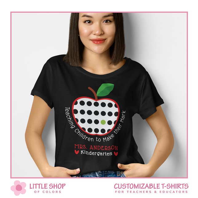 International Dot Day Customisable Teacher T-Shirt (Creator Uploaded)