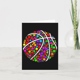 International Dot Day Fun Coloured Bysketbyll Polk Card