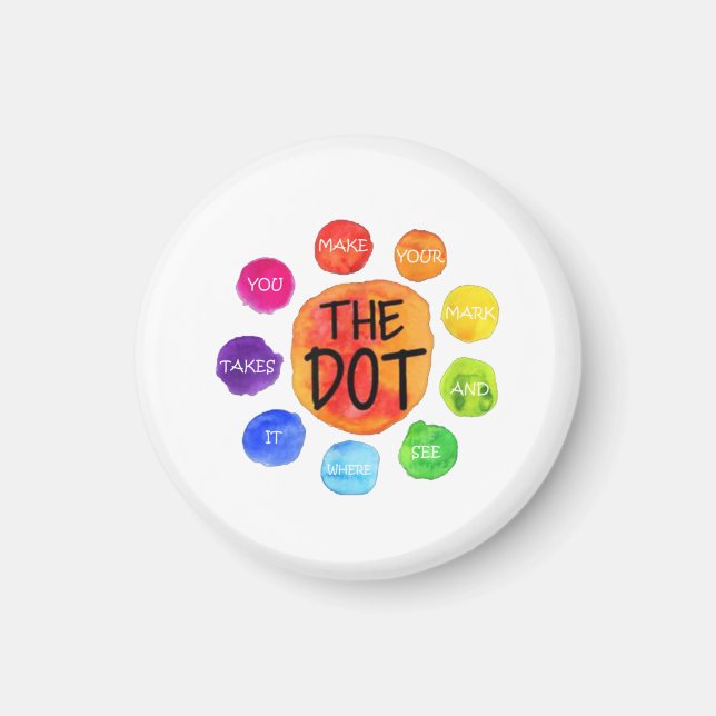 International dot day  magnet (Front)
