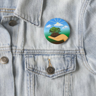 International Earth Day 6 Cm Round Badge