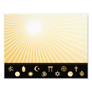 International Faiths Photo Print