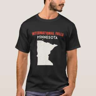 International Falls Minnesota USA State America Tr T-Shirt
