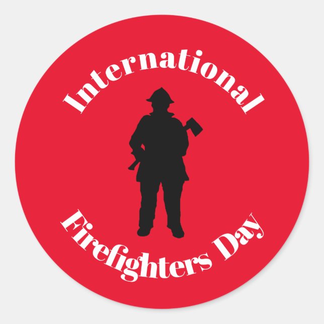 International Firefighters Day Stickers (Front)