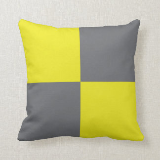International Flag Code pillow- Letter L (Lima) Cushion