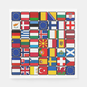 International Flag Collection Napkin