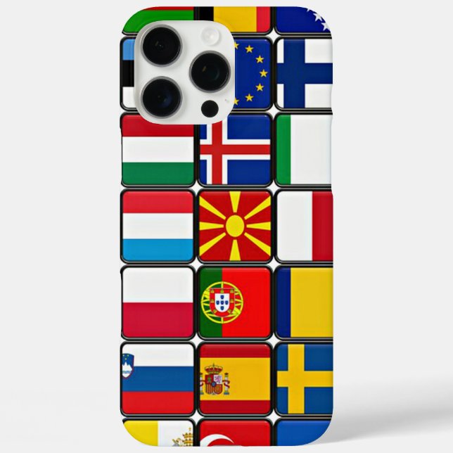 International flag collection, world flags Case-Mate iPhone case (Back)