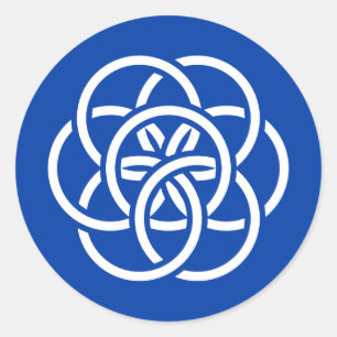 International Flag of Planet Earth Classic Round Sticker