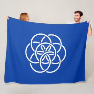 International Flag of Planet Earth Fleece Blanket