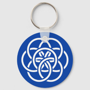 International Flag of Planet Earth Key Ring
