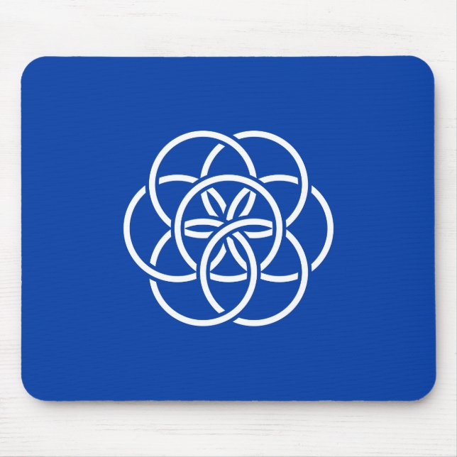 International Flag of Planet Earth Mouse Mat (Front)