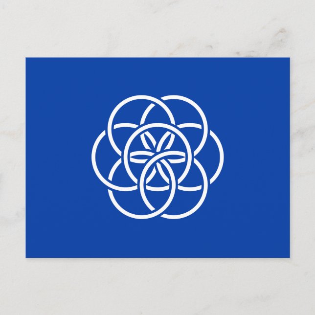 International Flag of Planet Earth Postcard (Front)