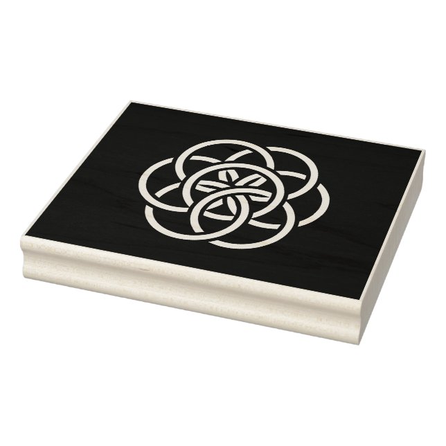 International Flag of Planet Earth Rubber Stamp (Stamp)