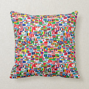 INTERNATIONAL FLAG PATTERN CUSHION