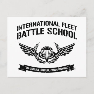 International Fleet Battle School Ender Postcard