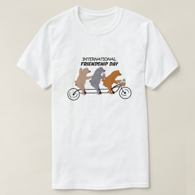 International Friendship Day Cool Classic T-shirt (Design Front)