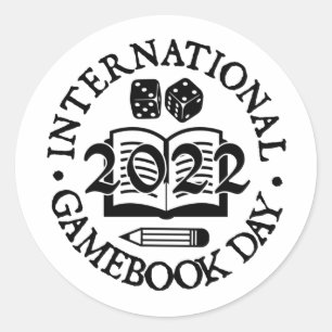International Gamebook Day 2022 Sticker