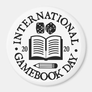 International Gamebook Day Fridge Magnet