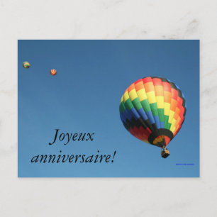 International Happy Birthday! Customise Language! Postcard