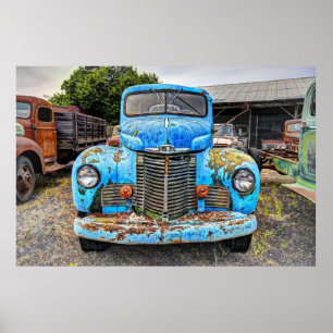 INTERNATIONAL HARVESTER TRUCK 1946 POSTER