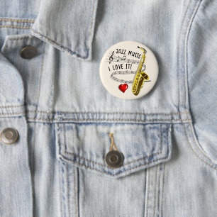 International Jazz Appreciation 6 Cm Round Badge