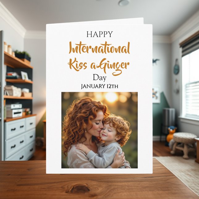 International Kiss a Ginger Day | January 12th Card (Creator Uploaded)
