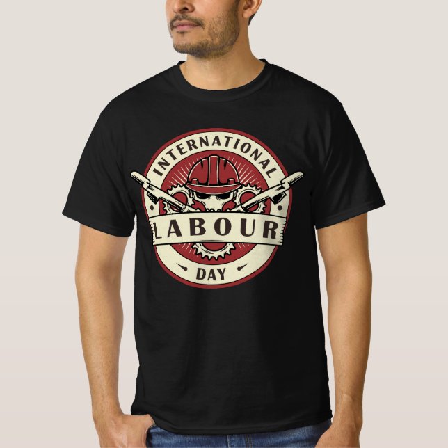 international labour day emblem T-Shirt (Front)
